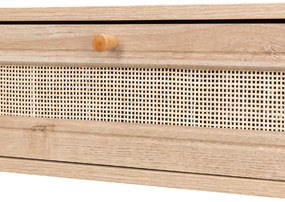 ΤΡΑΠΕΖΙ ΣΑΛΟΝΙΟΥ COLM ΜΕ ΣΧΕΔΙΟ RATTAN HM9224 110x59x39,5 εκ.