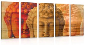 Εικόνα 5 μερών της εικόνας του Βούδα - 100x50