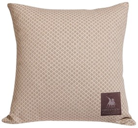 Διακοσμητικό Μαξιλάρι (Με Γέμιση) 2789 Ecru Greenwich Polo Club 42Χ42 Cotton-Polyester