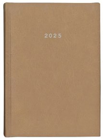 Next ημερολόγιο 2025 old leather ημερήσιο δετό ταμπά 17x25εκ.