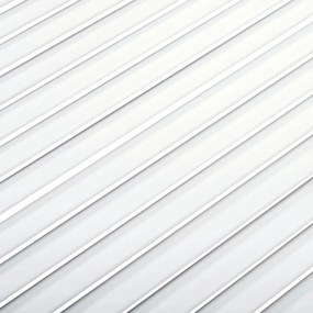 vidaXL Πορτάκια με Περσίδες 2 τεμ. Λευκά 99,3x49,4εκ Μασίφ Ξύλο Πεύκου