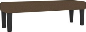 vidaXL Κρεβάτι Boxspring με Στρώμα Σκούρο Καφέ 140x190 εκ. Υφασμάτινο