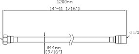 Karag FB10106 Oro - Σπιράλ Μπιντε PVC 120 εκ.