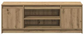 vidaXL Ντουλάπι TV Καφέ 139.5 x 34 x 50 εκ Επεξεργασμένο ξύλο