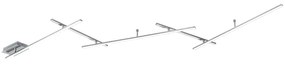 Φωτιστικό Οροφής - Πλαφονιέρα Indira 674610507 3x6W & 2x3,5W Led 245x6,5cm Nickel Mat Trio Lighting Metal