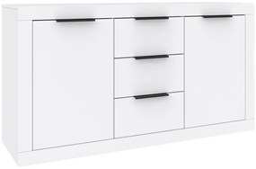 Μπουφές Doha pakoworld σε λευκή απόχρωση 150x45x80.5εκ