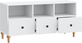vidaXL Ντουλάπι TV Λευκός 102 x 34,5 x 50 εκ.