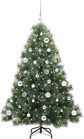 vidaXL Τεχνητό Χριστουγεννιάτικο Δέντρο Πράσινο 150 cm ΠΕ και PVC