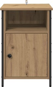 vidaXL Κομοδίνο Artisan Oak 40 x 42 x 60 εκ. Επεξεργασμένο Ξύλο