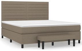 ΚΡΕΒΑΤΙ BOXSPRING ΜΕ ΣΤΡΩΜΑ TAUPE 160X200 ΕΚ. ΥΦΑΣΜΑΤΙΝΟ 3136689