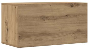 vidaXL LP Κουτί Αποθήκευσης Αρτισιανή Δρυς 69,5x34x36 εκ. Επεξ.Ξύλο