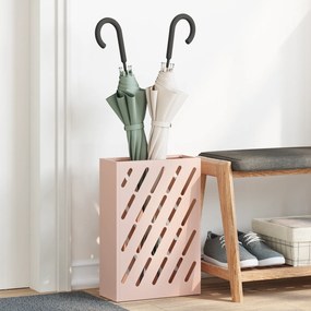 vidaXL Ροζ Σταντ Ομπρέλας 28x12x41 εκ. Ατσάλι