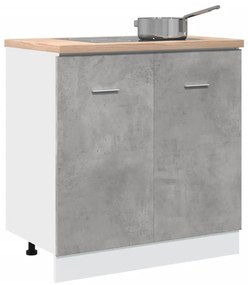 vidaXL Ντουλάπι Νιπτήρα "Lyon" Γκρι Σκυρόδεμα 80x46x81,5 εκ. από Τεχνητό Ξύλο