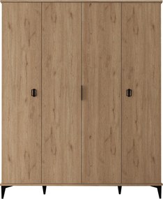 Ντουλάπα Sapphire Δρυς GROCAS 164x52x12