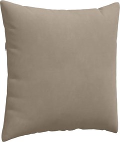 vidaXL Μαξιλάρι Καναπέ 2 pcs Taupe 80 x 80 cm ύφασμα