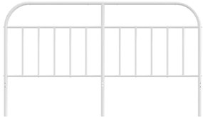 vidaXL Κεφαλάρι Λευκό 180 εκ. Μεταλλικό