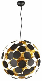 Φωτιστικό Οροφής Discalgo 309900632 Black Trio Lighting Metal, Plastic