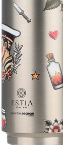 ESTIA ΘΕΡΜΟΣ TRAVEL CUP SAVE THE AEGEAN 500ml OLD SCHOOL INK