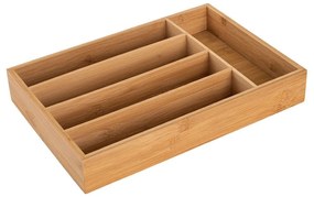 ESTIA ΘΗΚΗ ΣΥΡΤΑΡΙΟΥ ΓΙΑ ΜΑΧΑΙΡΟΠΙΡΟΥΝΑ BAMBOO ESSENTIALS 5 ΘΕΣΕΩΝ 33x23x4.5cm