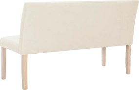 vidaXL Παγκάκι Κρεμ 139,5 εκ. από Πολυεστέρα