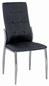 ZITA PLUS ERINA ΜΑΥΡΗ ΚΑΡΕΚΛΑ ΧΡΩΜΙΟΥ 44X48X100εκ.11.1537
