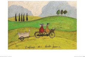 Εκτύπωση τέχνης Sam Toft - Taking the Ducks Home