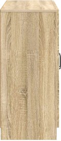vidaXL Πλαϊνό γραφείο Sonoma Δρυς 89 x 34,5 x 77 εκ.