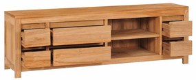 vidaXL Έπιπλο Τηλεόρασης 120 x 30 x 40 εκ. από Μασίφ Ξύλο Teak