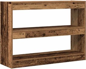 vidaXL Βιβλιοθήκη 2 επιπέδων 100 x 30 x 72 εκ Επεξεργασμένο Ξύλο