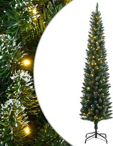 vidaXL Χριστουγεννιάτικο Δέντρο Τεχνητό Slim με 150 LED 150 εκ.