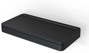 Geesa Frame 8804-400 Black Matt Εταζέρα με Σχισμή Αποστράγγισης 21x10,8x2,5 cm
