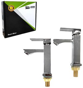 Wal-God Βρύση Νεροχύτη/ Μπαταρία Νιπτήρα 2τμχ - Water Tap Sanitary Wares 2pcs