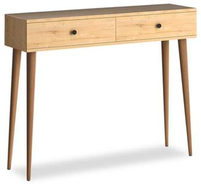 Κονσόλα μελαμίνης Alis Megapap χρώμα oak 110x29x88εκ.