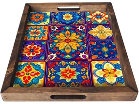 Δίσκος Σερβιρίσματος 799EVL1115 48x38x4cm Multi Aberto Design Mdf,Ξύλο