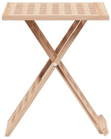 vidaXL Τραπεζάκι σαλονιού Πτυσσόμενο 33x33x40,5 εκ Μασίφ ξύλο καρυδιά