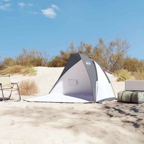 vidaXL Σκηνή Παραλίας Γκρι 268x223x125 εκ. Πολυεστέρας 185T