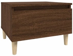 vidaXL Τραπεζάκια Σαλονιού 2 τεμ Καφέ Δρυς 50x46x35 εκ. Επεξ. Ξύλο