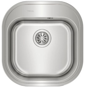Νεροχύτης Inox TEKA 1 Γούρνα  για Ένθετη Τοποθέτηση 46.5x48.5cm STYLO 1B TOTAL 10107074