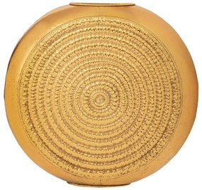 Βάζο Μεταλλικό 88956 63x17x58,5cm Gold Μέταλλο
