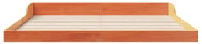 vidaXL Σκελετός Κρεβατιού Καφέ κεριού 200 x 210 cm Μασίφ ξύλο πεύκου