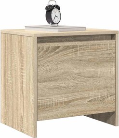 vidaXL Κομοδίνα 2 Τεμ. Sonoma Δρυς 45x34x44,5 εκ. από Επεξ. Ξύλο
