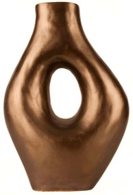 Βάζο 697ELD1118 20x34cm Brown Aberto Design Ceramic