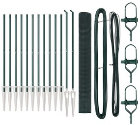 vidaXL Στύλος Περιφράξεων Πράσινο 25 x 1,2 μ (12 x 12 mm πλέγμα)