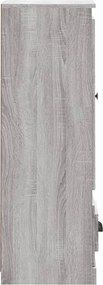 vidaXL Ντουλάπι Γκρι sonoma 36x35,5x103,5 εκ. από Επεξεργασμένο Ξύλο