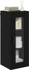 vidaXL Επιτοίχιο ντουλάπι Μαύρη Οξυά 34,5 x 34 x 90 εκ.