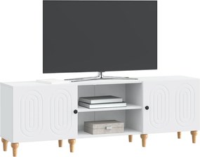 vidaXL Ντουλάπι TV Λευκό 150 x 31 x 50 εκ. Επεξεργασμένο Ξύλο