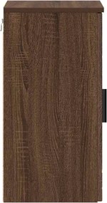 vidaXL Ντουλάπι Μπάνιου Καφέ δρυς 30 x 31,5 x 61 εκ