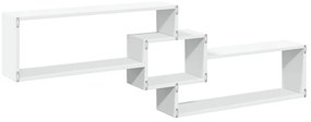 vidaXL Ντουλάπι Τοίχου Λευκό 158x18x53 εκ. από Επεξεργασμένο Ξύλο