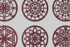 Intra απο ξύλο plywood  Χρώμα wenge 3mm-4mm πάχος - Σουβέρ λουλουδιών Δίασταση 40x50 cm INTRAFABR-97154722