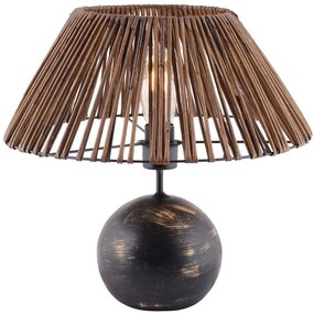 Φωτιστικό Επιτραπέζιο Balloon 390FLH2256 40x43cm 1xE27 40W Brown-Black Opviq